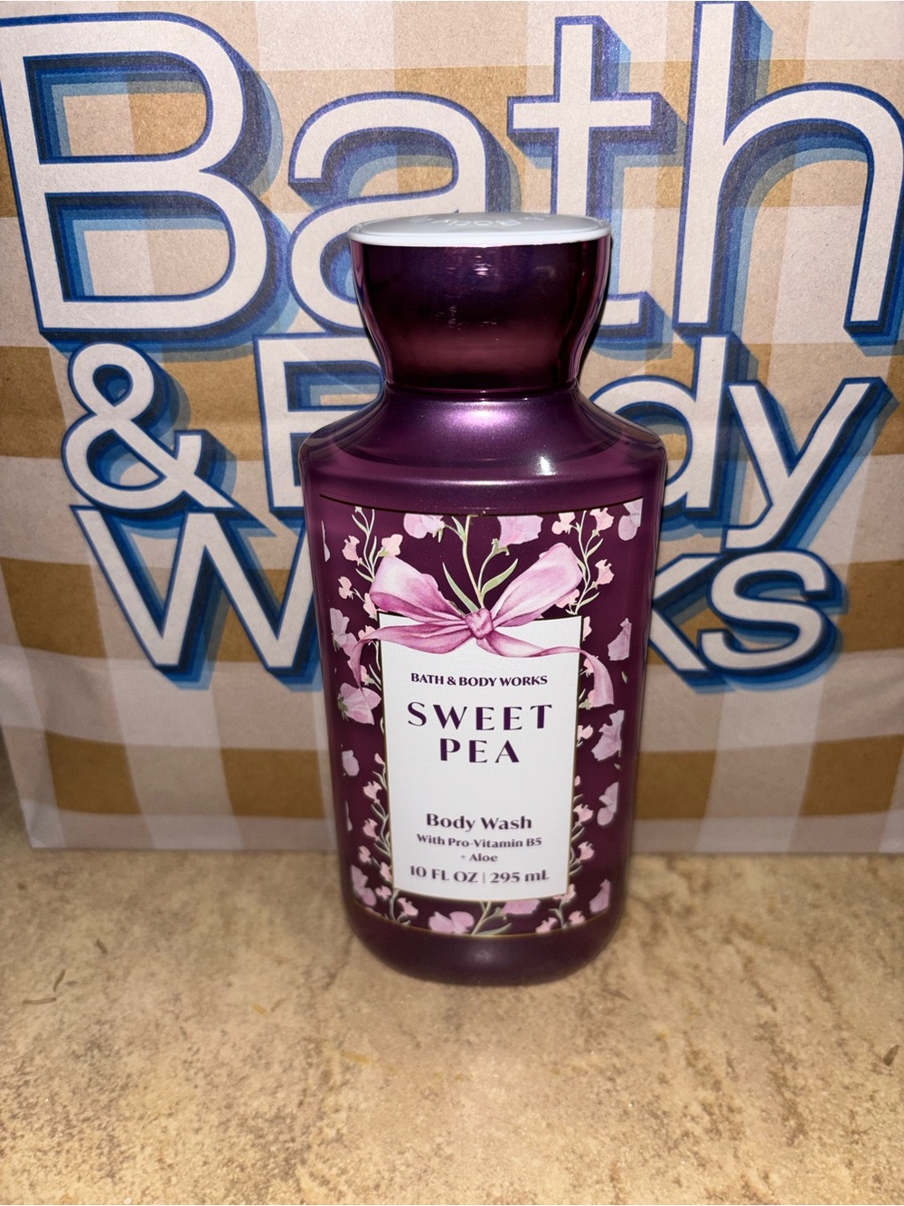 Bath & Body Works Sweet Pea Body Wash - Deep Purple
